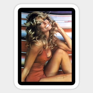 Iconic Retro Farah Fawcett Sticker